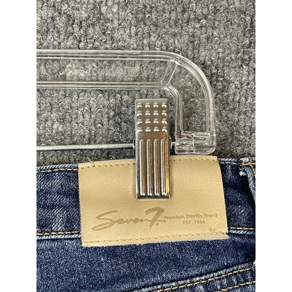 Seven for All Man Kind Jeans Women's Size 14 Straight Medium Wash - Picture 13 of 16